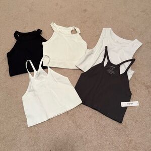 Cropped Tanks (Set of 5)